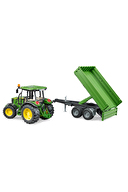 Bruder John Deere 5115 Traktör ve Römork BR02057