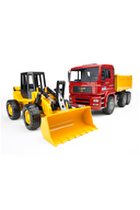 Bruder MAN Damperli Kamyon ve FR 130 Kepçe BR02752