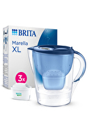 Brita Marella XL 3 Filtreli Sürahi paketi PRO - Mavi, 3,5 lt