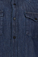 First Company Denim Erkek Kot Gömlek FP9043