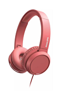 Philips TAH4105 Kablolu Kulak Üstü Kulaklık (Mikrofonlu) Kırmızı