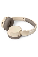 Philips TAH3209BG Kablosuz Kulak Üstü Kulaklık Dinamik Bas, Bluetooth, Çok Noktalı Bağlantı 25 Saat Bej