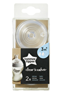 Tommee Tippee 2x Breastlike Emzik 0-6 Ay Tommee Tippee 2x Biberon Emzik Orta Akış 12251