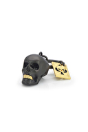 Metalmorphose Skull Anahtarlık Mat Siyah/Gold MTM137-01
