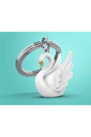 Metalmorphose Kuğu Anahtarlık Beyaz Beyaz MTM143-01