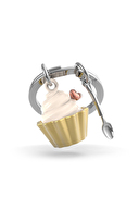 Metalmorphose Cupcake Anahtarlık Gold-Gümüş MTM325-02