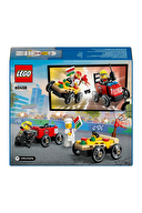 LEGO City Pizza Arabası İtfaiye Kamyonuna Karşı Yarış Arabası Paketi 60458