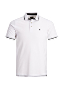 Jack&Jones Erkek Polo Yaka Tişört 12136668 White