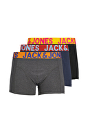 Jack&Jones Erkek 3'lü Boxer 12151349.SYH/GR/LAC