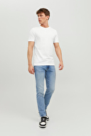Jack&Jones Erkek Tişört 12156101 WHITE