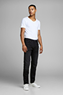 Jack&Jones Mike Erkek Kot Pantolon 12158613 BLACK DENIM