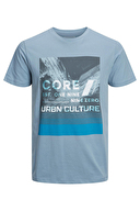 Jack&Jones Erkek Tişört 12209204 Faded Denim