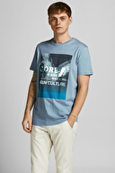 Jack&Jones Erkek Tişört 12209204 Faded Denim