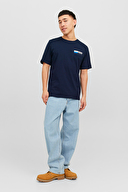 Jack&Jones Erkek Tişört 12233999 NAVY BLAZER