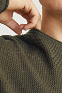 Jack&Jones Erkek Kazak 12258407 OLIVE NIGHT