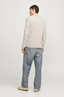 Jack&Jones Erkek Kazak 12258407 OATMEAL