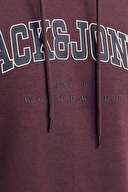 Jack&Jones Erkek Sweatshirt 12256521 VINEYARD WINE