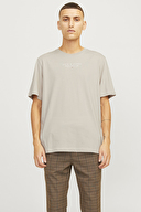 Jack&Jones Erkek Tişört 12217167 MOONBEAM