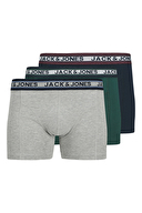 Jack&Jones Erkek 3'lü Boxer 12270759.GR/YSL