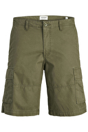 Jack&Jones Erkek Şort 12274389 OLIVE NIGHT
