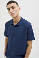 Jack&Jones Erkek Polo Yaka Tişört 12268130 NAVY BLAZER