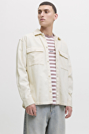 Jack&Jones Erkek Gömlek 12278825 ANTIQUE WHITE