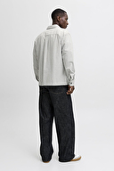 Jack&Jones Erkek Gömlek 12278822 LIGHT GREY MELANGE