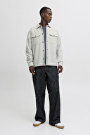 Jack&Jones Erkek Gömlek 12278822 LIGHT GREY MELANGE