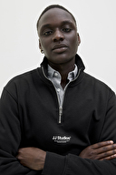 Jack&Jones Erkek Sweatshirt 12278793 BLACK