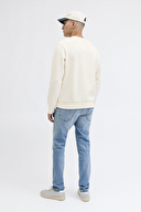 Jack&Jones Erkek Sweatshirt 12278601 ANTIQUE WHITE