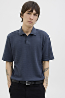 Jack&Jones Erkek Polo Yaka Tişört 12286334 BLUE NIGHTS