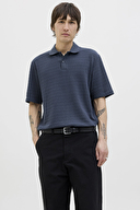 Jack&Jones Erkek Polo Yaka Tişört 12286334 BLUE NIGHTS