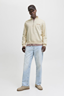 Jack&Jones Erkek Sweatshirt 12282899 ANTIQUE WHITE