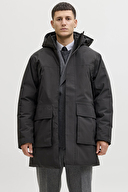 Jack&Jones Erkek Parka 12280904 BLACK
