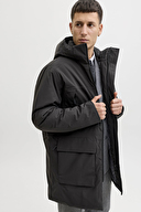Jack&Jones Erkek Parka 12280904 BLACK