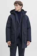 Jack&Jones Erkek Parka 12280904 DARK NAVY