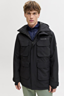 Jack&Jones Erkek Mont 12284695 BLACK BEAUTY