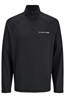 Jack&Jones Erkek Sweatshirt 12284829 BLACK BEAUTY