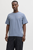 Jack&Jones Erkek Tişört 12287990 BLUE MIRAGE