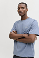 Jack&Jones Erkek Tişört 12287990 BLUE MIRAGE