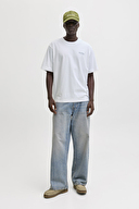 Jack&Jones Erkek Tişört 12287990 BRIGHT WHITE