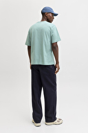 Jack&Jones Erkek Tişört 12287990 MINERAL BLUE