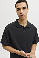 Jack&Jones Erkek Polo Yaka Tişört 12287988 BLACK