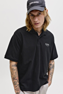 Jack&Jones Erkek Polo Yaka Tişört 12288877 BLACK