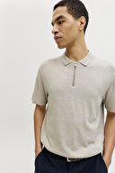 Jack&Jones Erkek Polo Yaka Tişört 12288260 OATMEAL