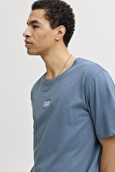 Jack&Jones Erkek Tişört 12268415 Blue Mirage