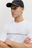 Jack&Jones Erkek Tişört 12289936 BRIGHT WHITE