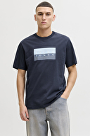 Jack&Jones Erkek Tişört 12289863 OUTER SPACE
