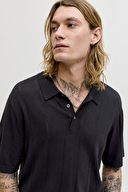 Jack&Jones Erkek Polo Yaka Tişört 12291042 BLACK