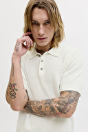 Jack&Jones Erkek Polo Yaka Tişört 12292034 CLOUD DANCER